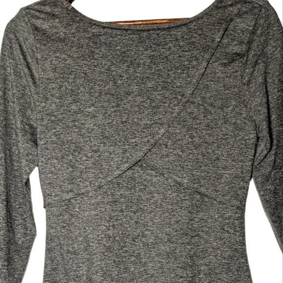 Patagonia Athleisure Athletic Long Sleeve Dress Heather Gray A Line Tennis XS - Picture 3 of 7